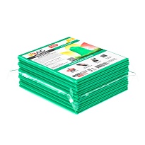 Мешки для мусора 160 л, зеленые, в пачке 10 шт., ПВД, 40 мкм, 900х1100 мм, i-Bag в Костанай