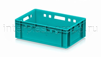 Ящик для мяса и колбасных изделий Е-2 бирюзовый в Костанай
