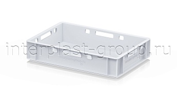 Ящик для мяса и колбасных изделий Е-1 белый в Костанай Ящик для мяса и колбасных изделий Е-1 белый в Костанай