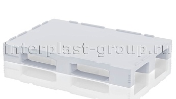 Поддон пластиковый гигиенический V1 (с бортиком) белый в Костанай