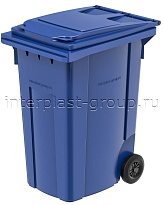 Мусорный контейнер 360 л синий 360 синий в Костанай Мусорный контейнер 360 л синий 360 синий в Костанай