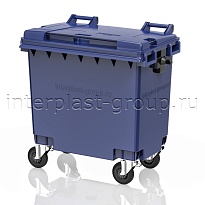 Мусорный контейнер 770 л синий 770 синий в Костанай