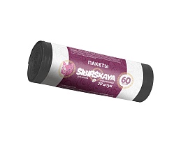 Мешки для мусора 50 л, черные, в рулоне 20 шт., ПНД, 10 мкм, 700х600 мм, SIBIRSKAYA, 101-006 S в Костанай Мешки для мусора 50 л, черные, в рулоне 20 шт., ПНД, 10 мкм, 700х600 мм, SIBIRSKAYA, 101-006 S в Костанай