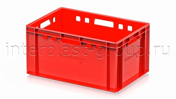 Ящик для мяса и колбасных изделий Е-3 красный в Костанай