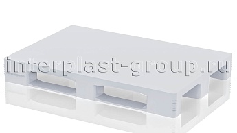 Поддон пластиковый гигиенический V1 (без бортика) белый в Костанай