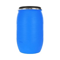 Бочка пластиковая 127 л с хомутом в Костанай Бочка пластиковая 127 л с хомутом в Костанай