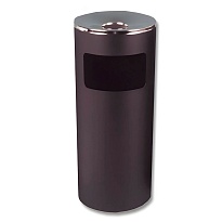 Урна металлическая с пепельницей, Титан, 29 л, черная, оцинкованная сталь в Костанай