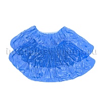 Бахилы голубые 2000 шт (1000 пар), 16 мкм, однослойные, с одной резинкой, Эконом в Костанай