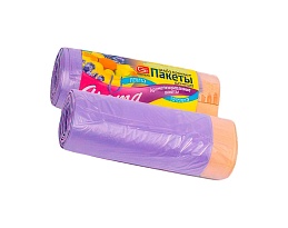 Мешки для мусора 35 л, ароматизированные, Лаванда, сиреневые, в рулоне 10 шт., ПНД, 12 мкм, 560х530 мм, GRIFON Aroma, 101-080 La в Костанай Мешки для мусора 35 л, ароматизированные, Лаванда, сиреневые, в рулоне 10 шт., ПНД, 12 мкм, 560х530 мм, GRIFON Aroma, 101-080 La в Костанай