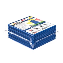 Мешки для мусора 160 л, синие, в пачке 10 шт., ПВД, 40 мкм, 900х1100 мм, i-Bag в Костанай