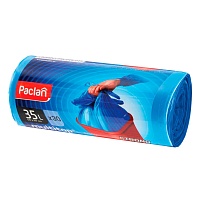 Мешки для мусора 35 л, с ушками, синие, в рулоне 30 шт., ПНД, 10,5 мкм, 640х500 мм, PACLAN Multitop, 600819 в Костанай Мешки для мусора 35 л, с ушками, синие, в рулоне 30 шт., ПНД, 10,5 мкм, 640х500 мм, PACLAN Multitop, 600819 в Костанай