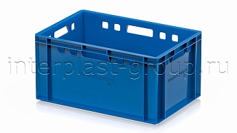 Ящик для мяса и колбасных изделий Е-3 голубой в Костанай Ящик для мяса и колбасных изделий Е-3 голубой в Костанай