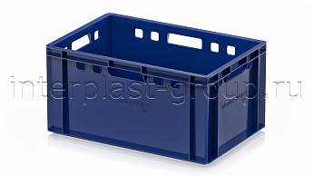 Ящик для мяса и колбасных изделий Е-3 темно-синий в Костанай