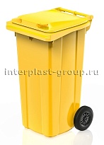 Мусорный контейнер 120 л желтый 120 желтый в Костанай Мусорный контейнер 120 л желтый 120 желтый в Костанай