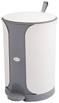 Контейнер для мусора Sтилъ с педалью 7 л серый 7 серый в Костанай