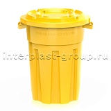 Мусорный бак универсальный  80 л желтый