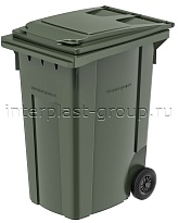 Мусорный контейнер 360 л зеленый 360 зеленый в Костанай