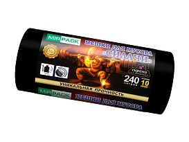 Мешки для мусора 240 л, ароматизированные, черные, в рулоне 10 шт., ПВД 40 мкм, 1500х1100 мм, СИЛАЧИ, sil24011110 в Костанай Мешки для мусора 240 л, ароматизированные, черные, в рулоне 10 шт., ПВД 40 мкм, 1500х1100 мм, СИЛАЧИ, sil24011110 в Костанай