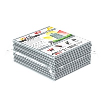 Мешки для мусора 160 л, светло-серые, в пачке 10 шт., ПВД, 40 мкм, 900х1100 мм, i-Bag в Костанай