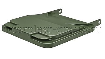 Комплект крышки для контейнера 120 л. зеленая  зеленый в Костанай