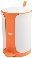 Контейнер для мусора Sтилъ с педалью 11 л оранжевый 11 оранжевый в Костанай